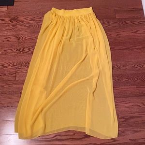 American Apparel Chiffon Maxi skirt